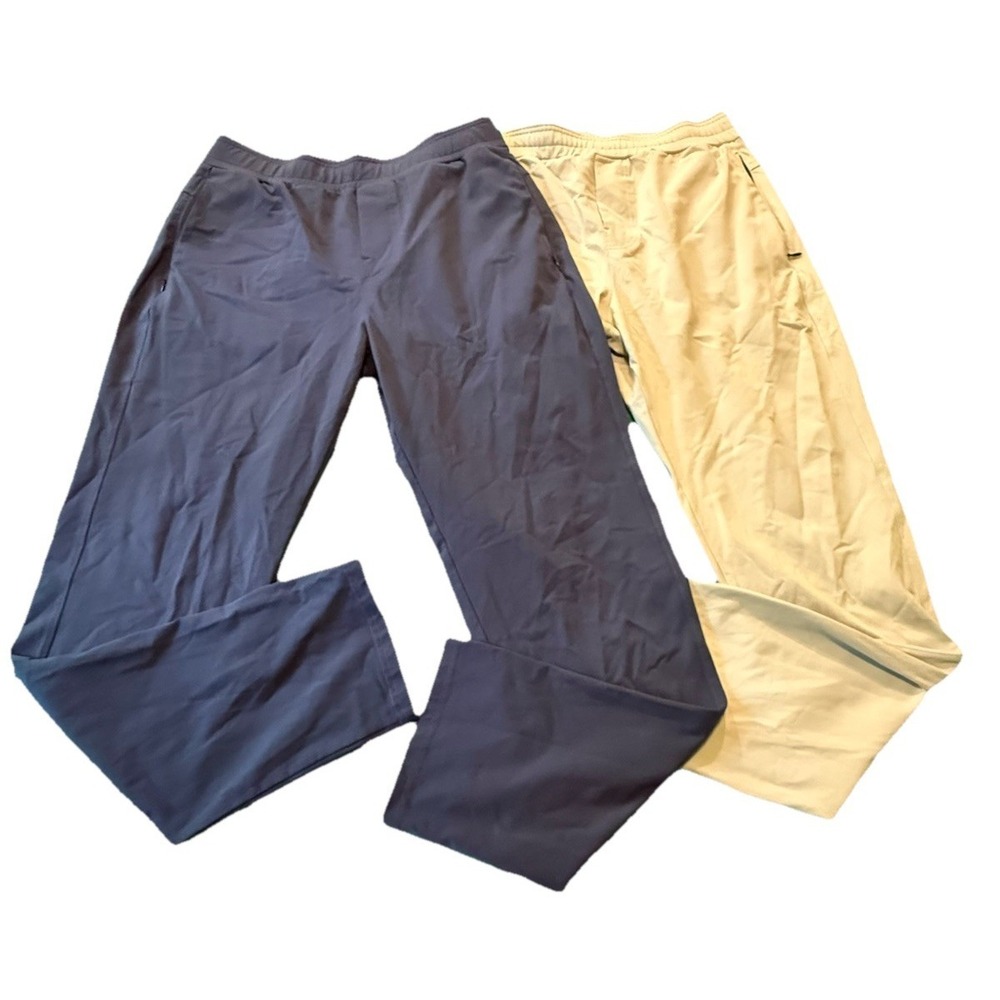 Public Rec Mens Pants (lot Of 2)  34/32 Jogger Stretch Comfort Athletic
